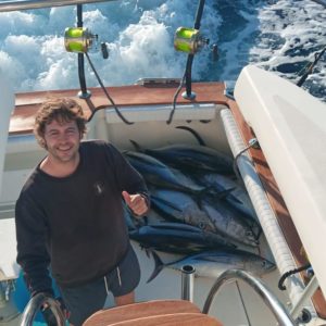Fishing charter in Sotogrande Costa del sol fishing moments with the captain and tunas